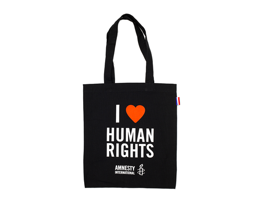 [3117] Sac en coton I love human rights
